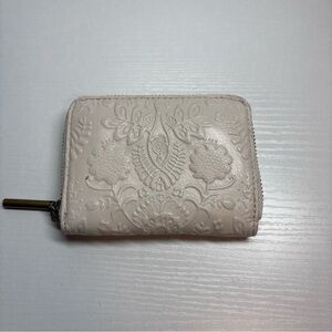 The Sak Leather Ivory Embroidered Wallet For Women